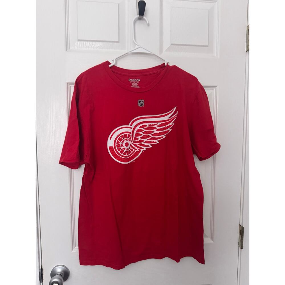 Reebok Detroit Red Wings 21 Tatar T-Shirt Jersey Red Sz: Large